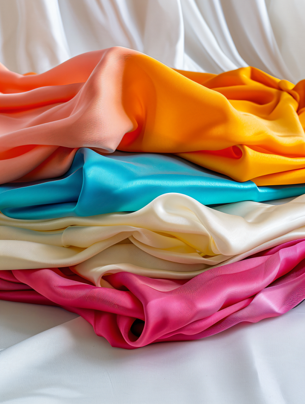 千庫網(wǎng)_桌子上堆滿了五顏六色的布料_攝影圖編號(hào)20826467